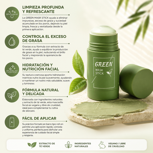 Green Mask: Limpieza profunda para una piel radiante.